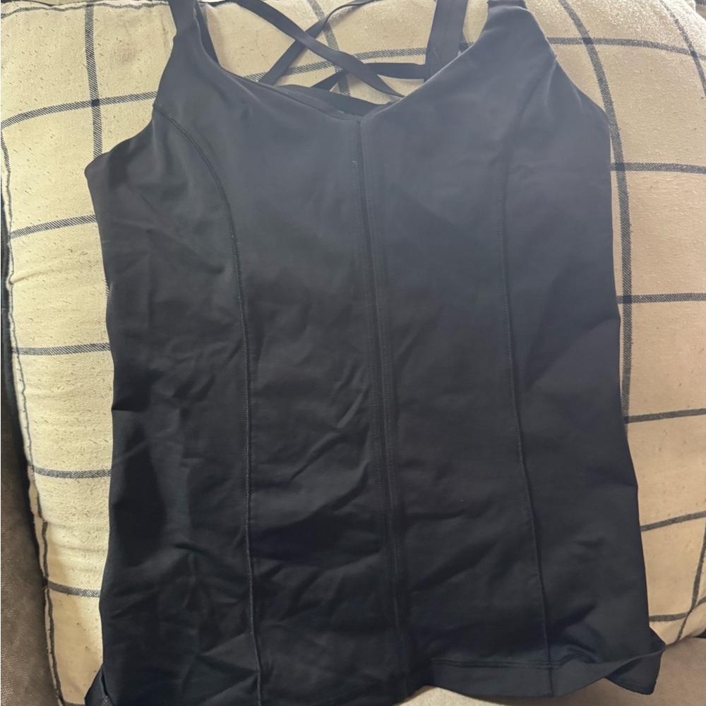 Black Strappy Tank Top
